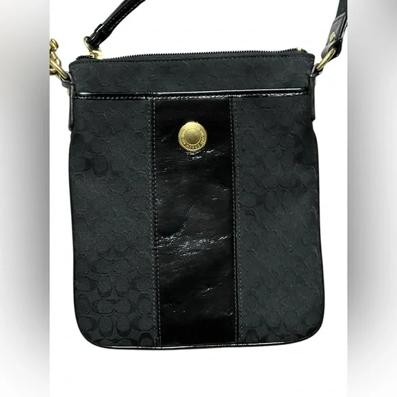 Y2K Coach Signature Crossbody Black (2007) - Picture 7 of 15